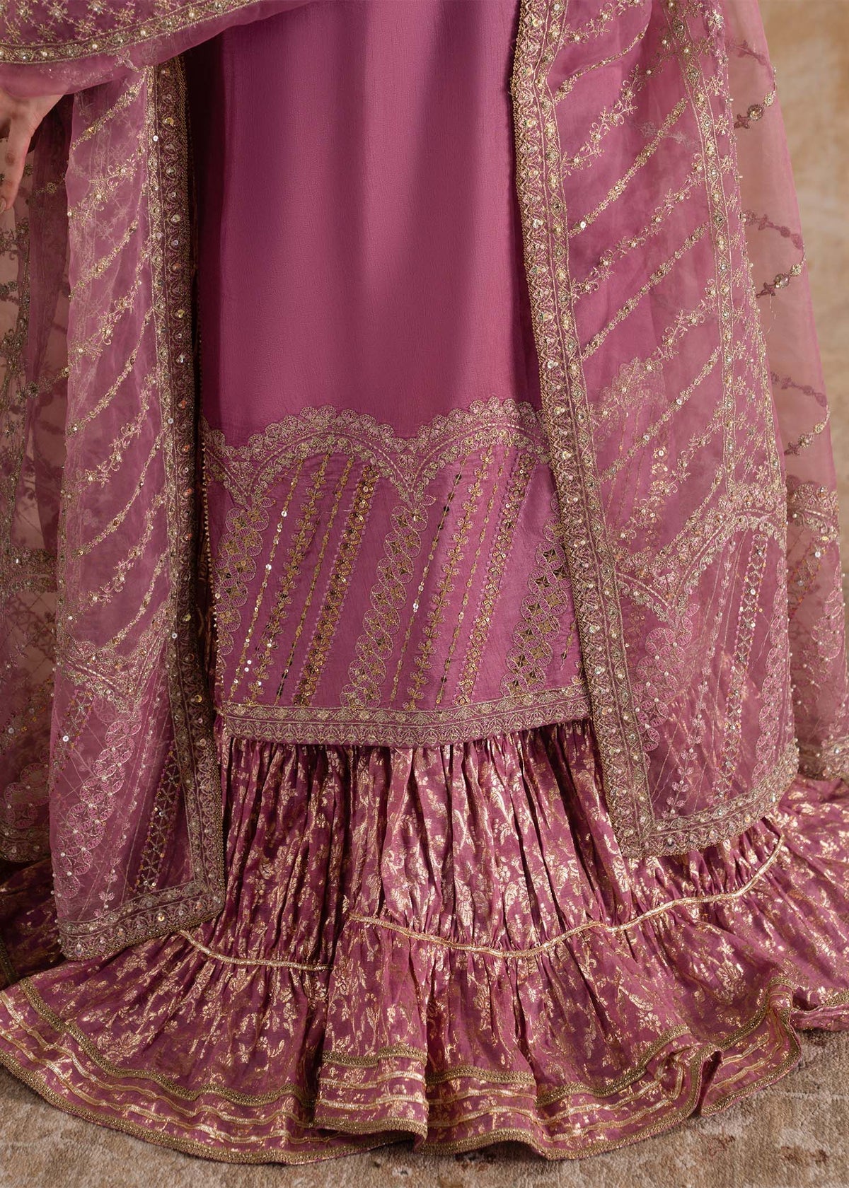 Kanwal Malik | Shehnai Luxury Pret 26 |Saliha - Formal Dress - available at Maria Faisal in UK and USA.