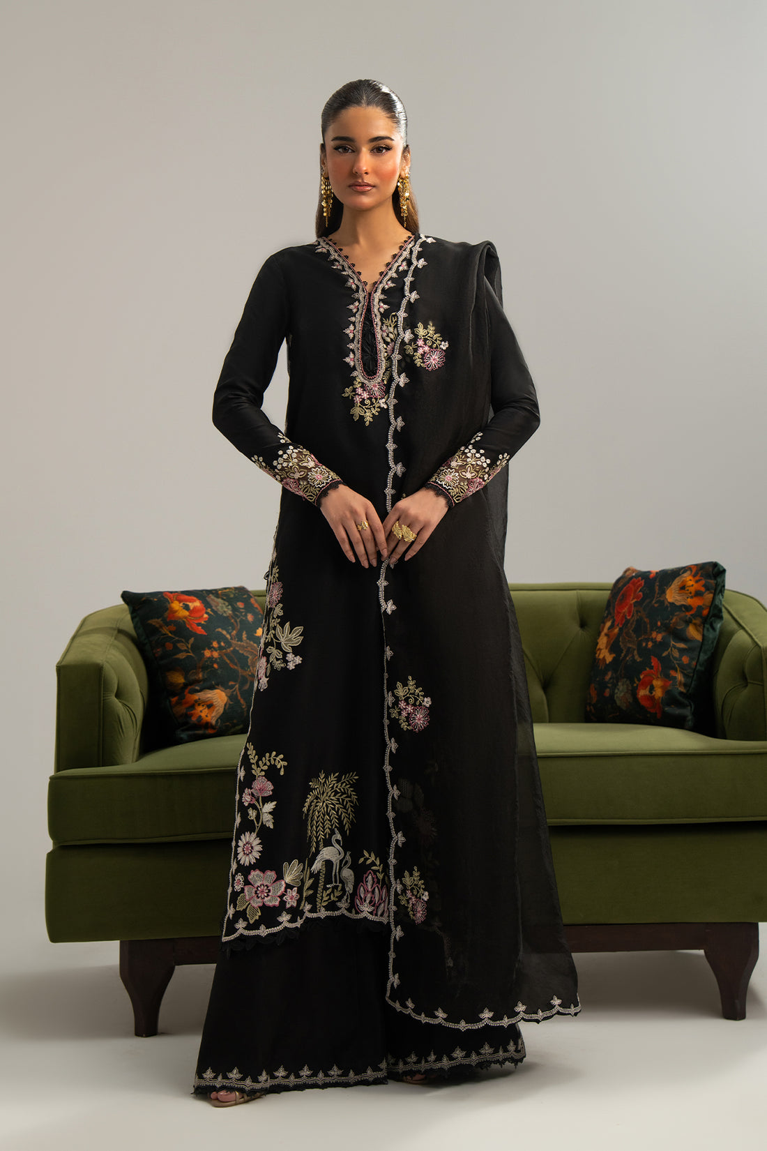 Nyra | Luxe Line Pret | Zyna - Formal Dress - available at Maria Faisal in UK and USA.