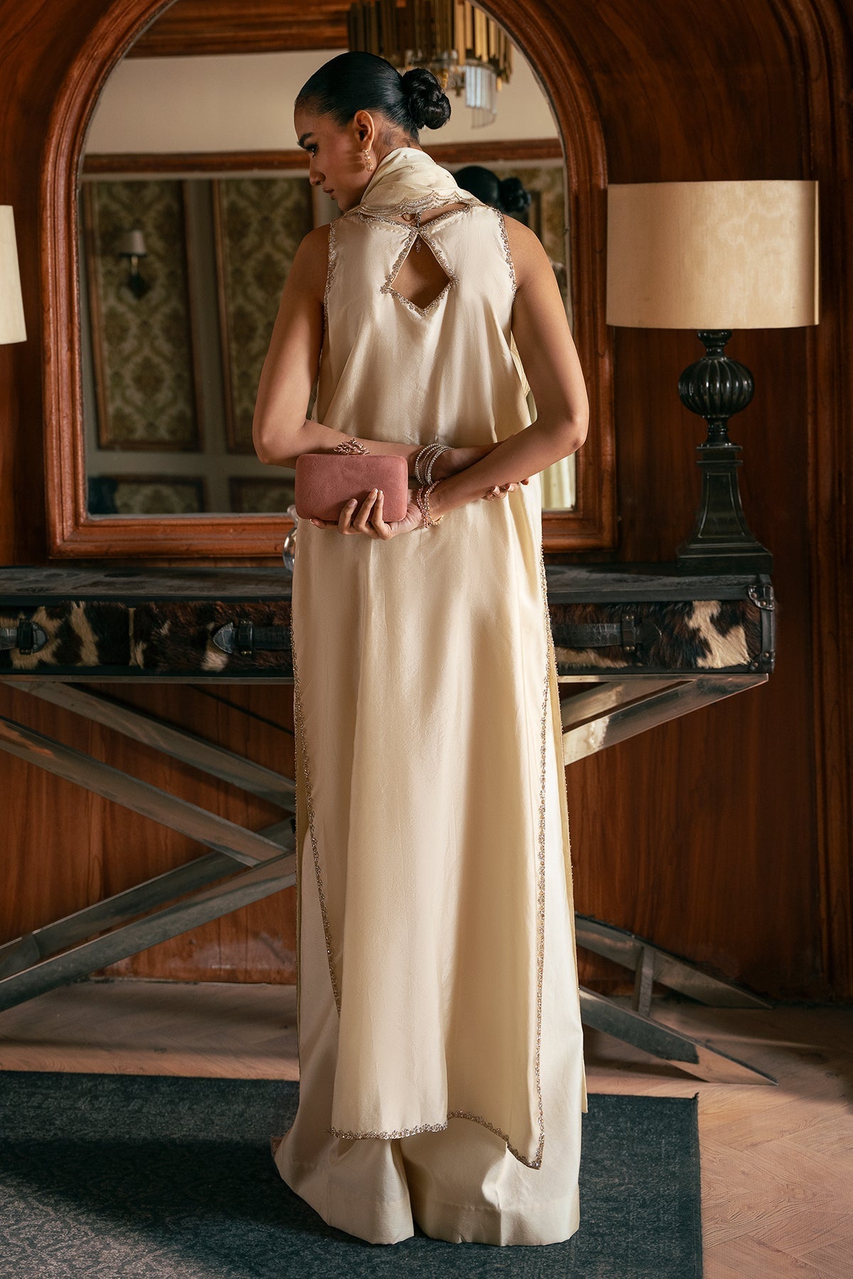 Mina Kashif | Emilie Formals | Rosia - Formal Dress - available at Maria Faisal in UK and USA.