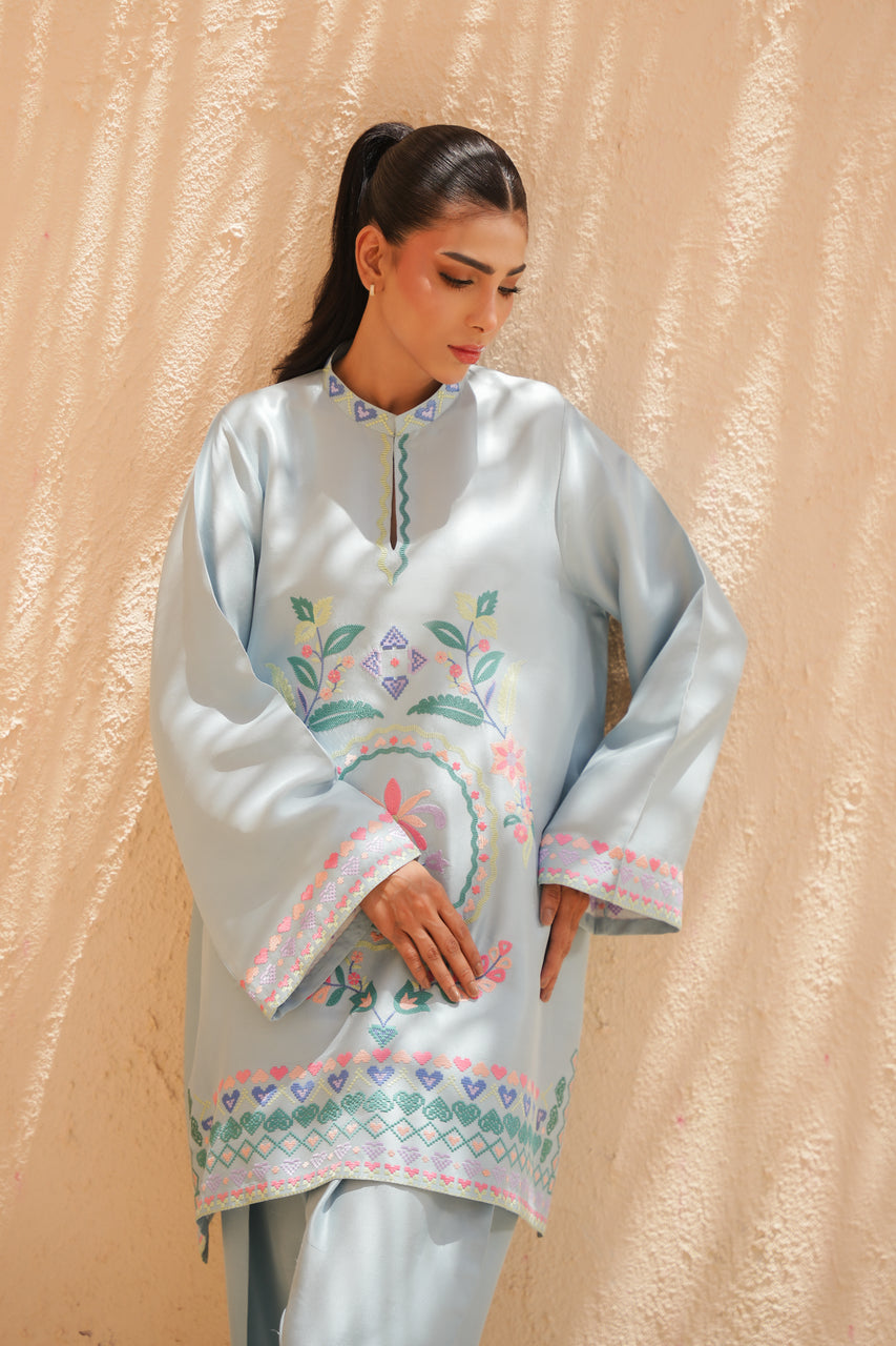 Sania Maskatiya | Eid ul Adha Edit | Kami (B) - Luxury Dress - available at Maria Faisal in UK and USA.