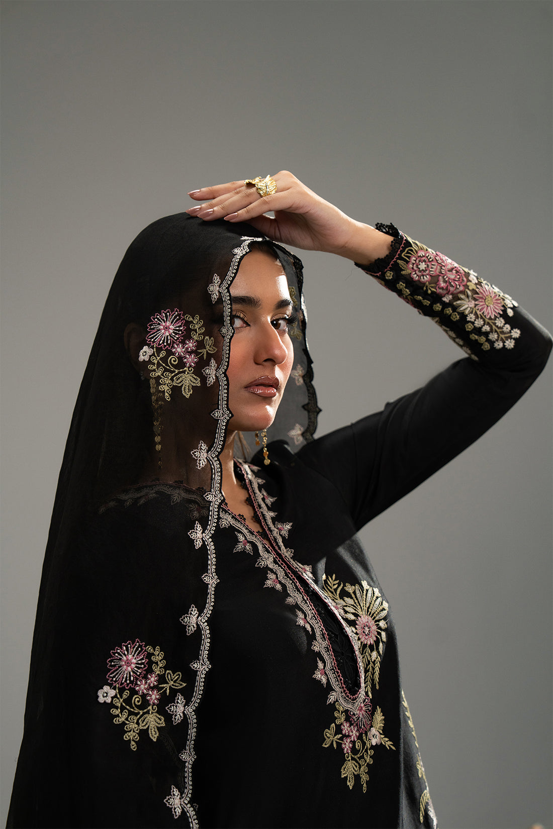 Nyra | Luxe Line Pret | Zyna - Formal Dress - available at Maria Faisal in UK and USA.