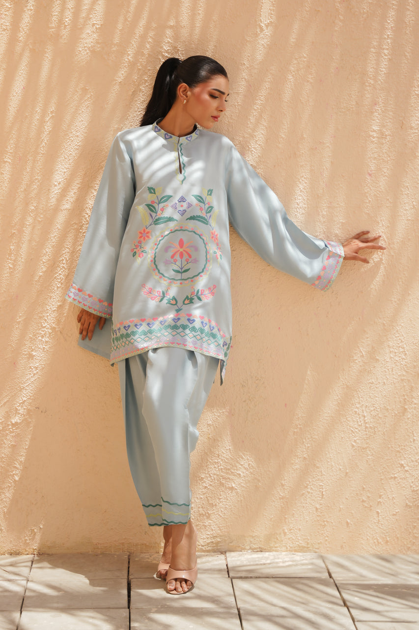 Sania Maskatiya | Eid ul Adha Edit | Kami (B) - Luxury Dress - available at Maria Faisal in UK and USA.