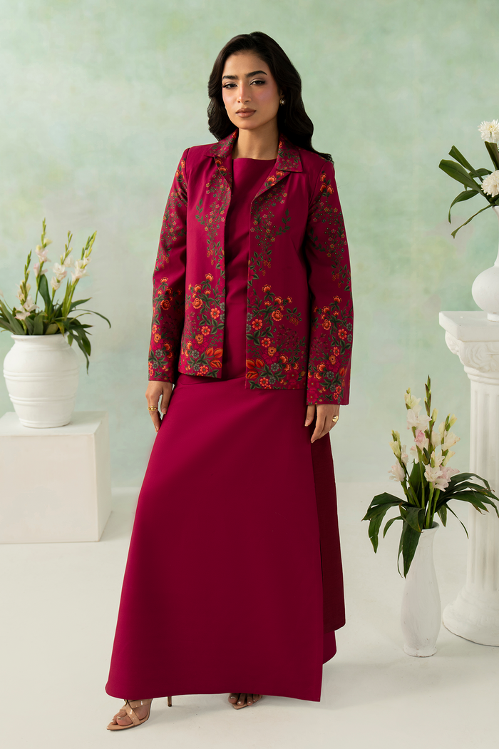 Zarposh | Folds SS 26 | ROUX - Casual Dress - available at Maria Faisal in UK and USA.