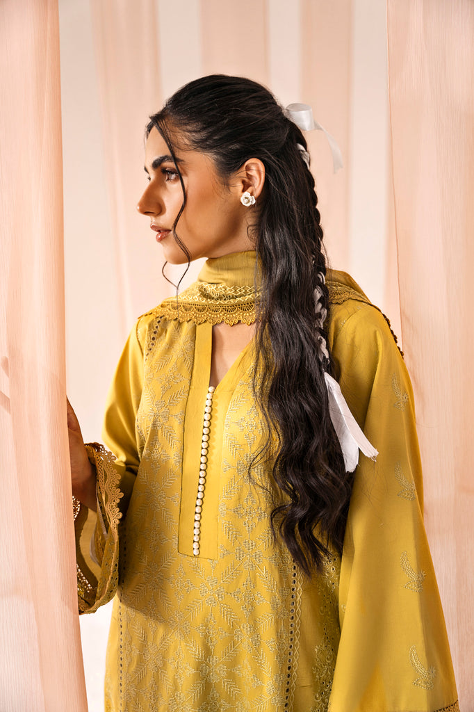 Florent | Festive Lawn 24 | FLF - 6A - Designer Dress with Intricate embroidery and embellishments. Shop elegent wedding dress at Maria Faisal.