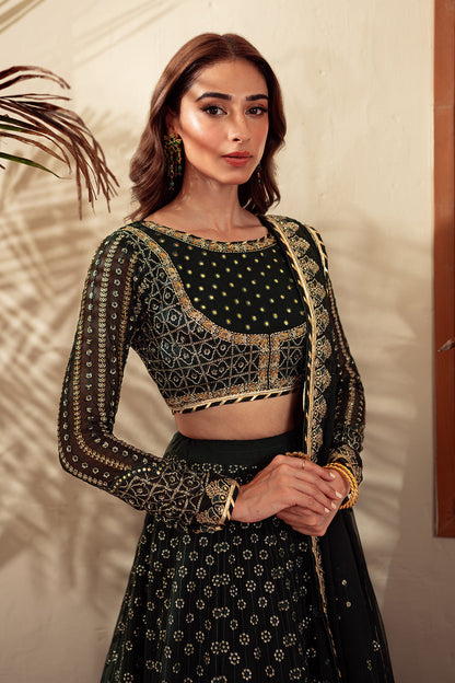 Neeshay | Dastaan Luxury Chiffon | Sheesh - Wedding Dress - Maria Faisal