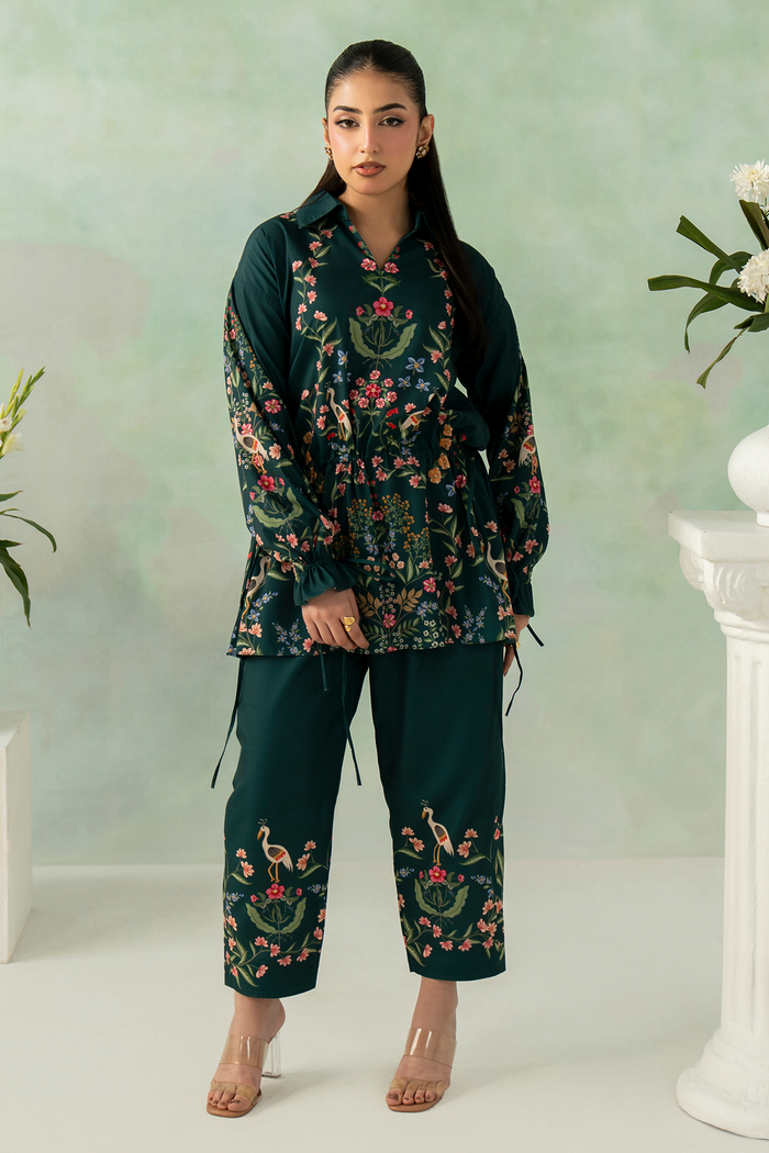 Zarposh | Folds SS 26 | Evara - Casual Dress - available at Maria Faisal in UK and USA.