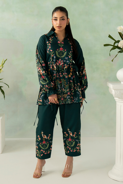 Zarposh | Folds SS 26 | Evara - Casual Dress - available at Maria Faisal in UK and USA.