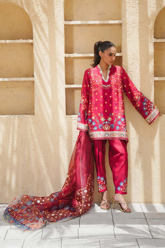Sania Maskatiya | Eid ul Adha Edit | Enya (A) - Luxury Dress - available at Maria Faisal in UK and USA.