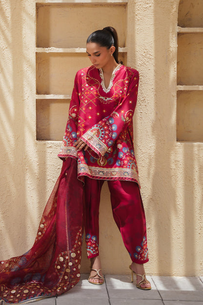 Sania Maskatiya | Eid ul Adha Edit | Enya (A) - Luxury Dress - available at Maria Faisal in UK and USA.