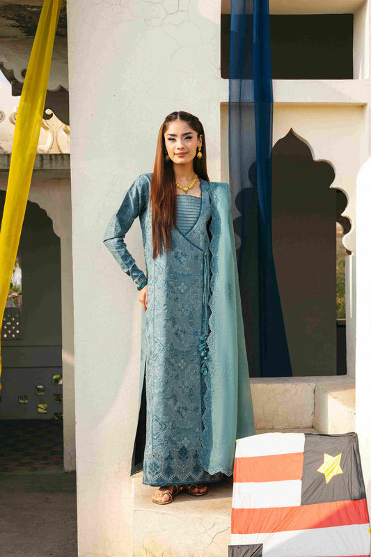 Florent | Basant Chikankari | FBC - 6B - Luxury Dress - available at Maria Faisal in UK and USA.