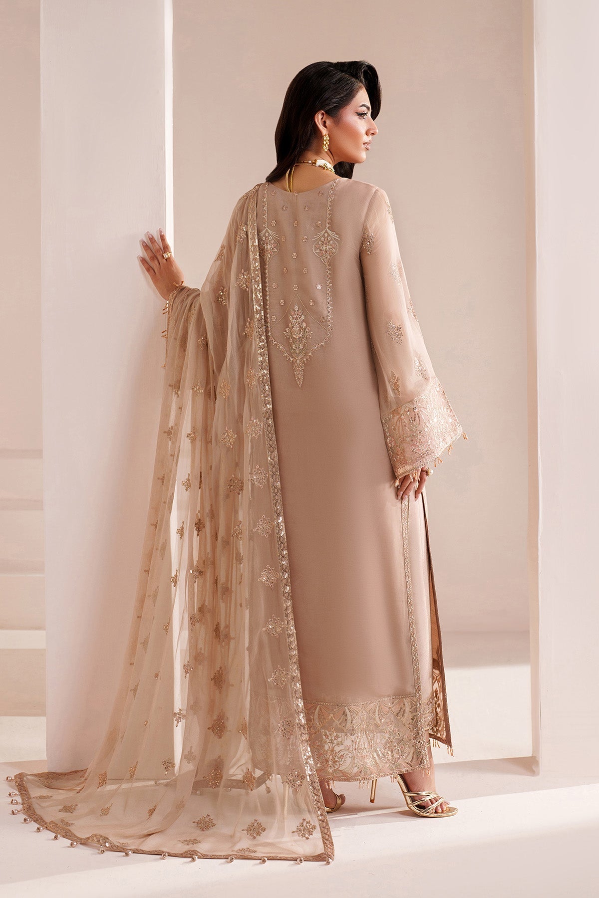 Alizeh | Aymal Handcrafted Luxury Formals | AF-BHM-4064-Cove - Formal Dress - available at Maria Faisal in UK and USA.