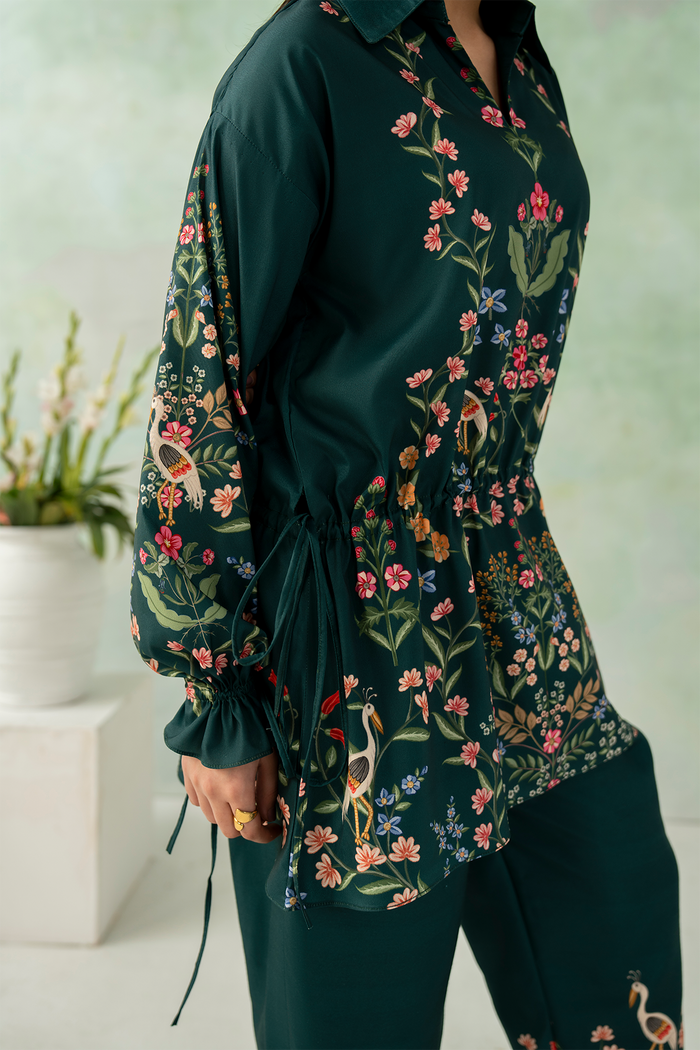 Zarposh | Folds SS 26 | Evara - Casual Dress - available at Maria Faisal in UK and USA.