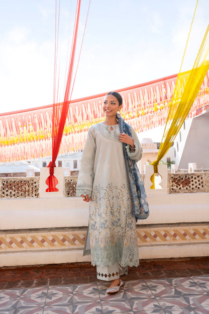 Florent | Basant Chikankari | FBC - 5B - Luxury Dress - available at Maria Faisal in UK and USA.