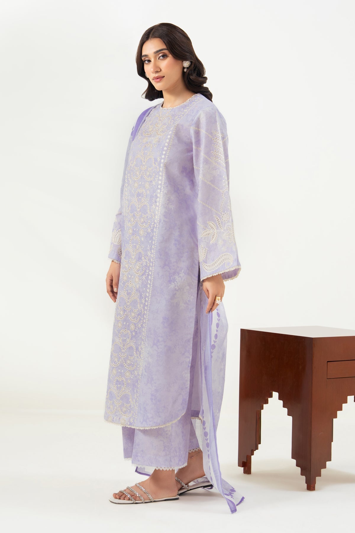 Xenia Formals | Namah Lawn 26 | AMZIN - Formal Dress - available at Maria Faisal in UK and USA.