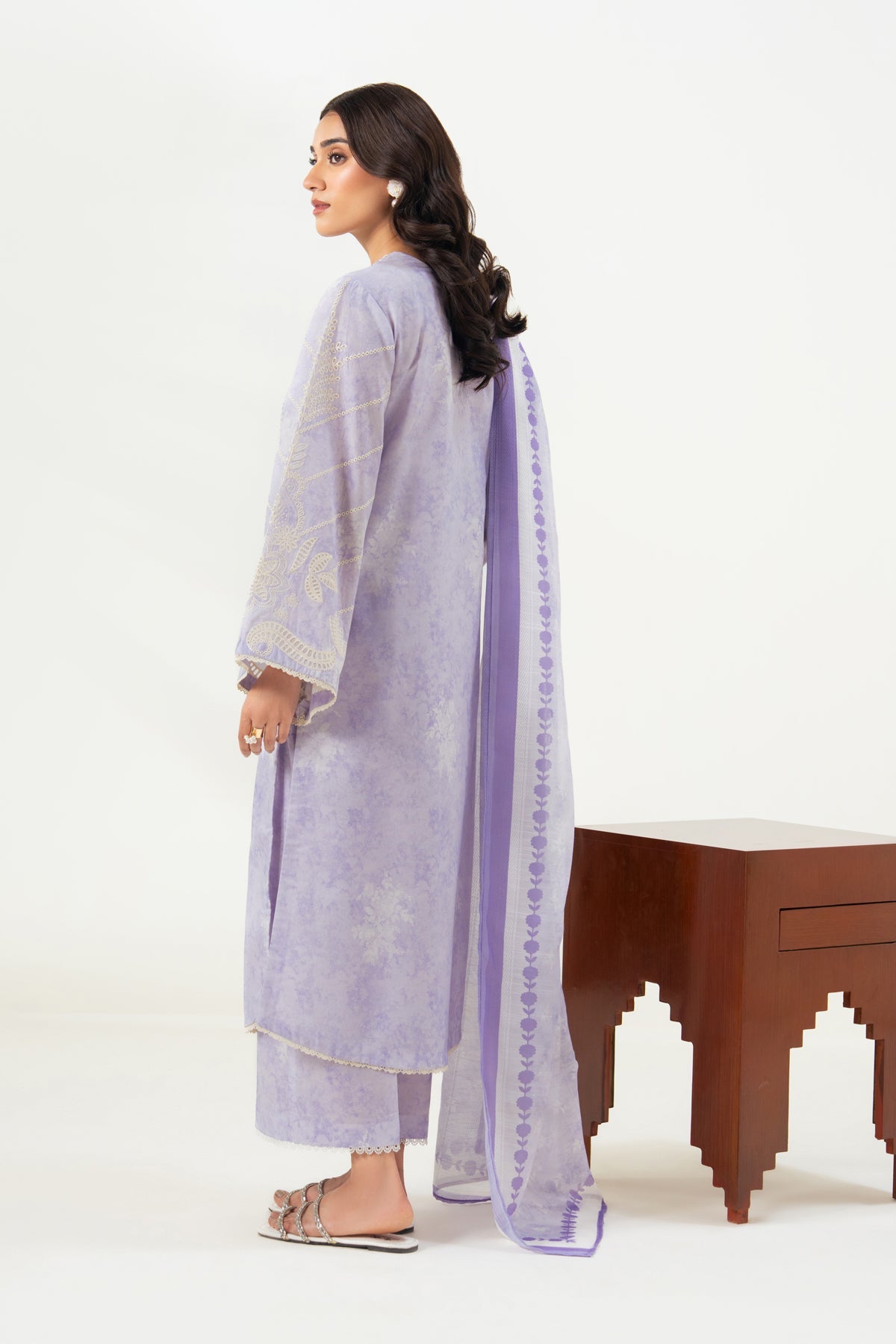 Xenia Formals | Namah Lawn 26 | AMZIN - Formal Dress - available at Maria Faisal in UK and USA.