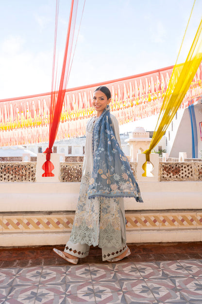 Florent | Basant Chikankari | FBC - 5B - Luxury Dress - available at Maria Faisal in UK and USA.