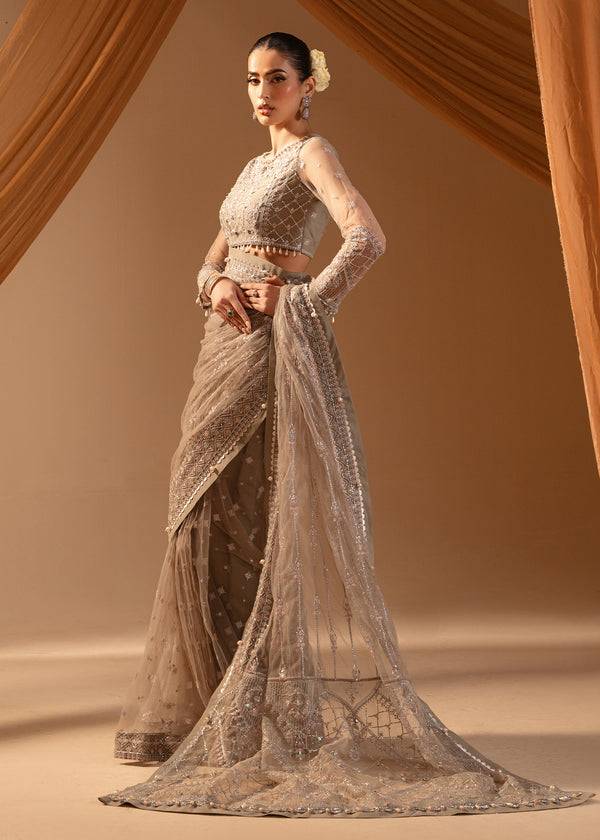 Paras by Pasha | Noor -e- Jahan Saree Collection | Abr-e-Shaam by Maria Faisal - Registered Vendor of : Paras by Pasha - type : Ladies Clothes - 100% original wedding dresses