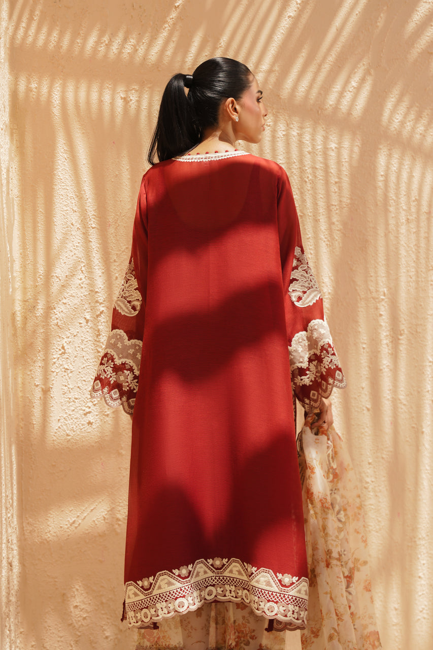 Sania Maskatiya | Eid ul Adha Edit | Zayna (B) - Luxury Dress - available at Maria Faisal in UK and USA.
