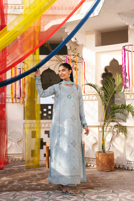 Florent | Basant Chikankari |FBC - 4B - Luxury Dress - available at Maria Faisal in UK and USA.