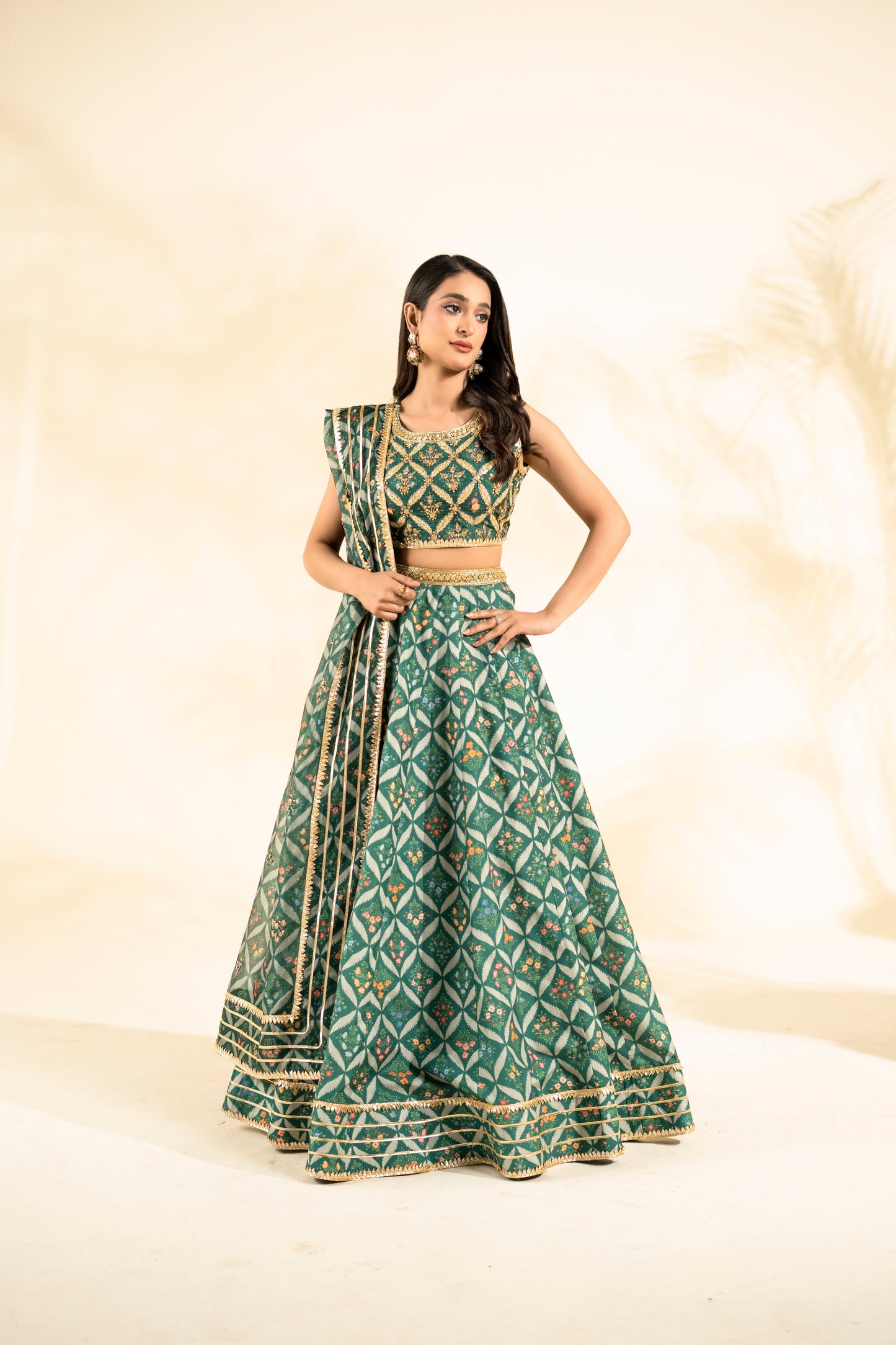 Faiza Faisal | Elara Luxury Pret | DREAMY GREEN - Luxury Dress - available at Maria Faisal in UK and USA.