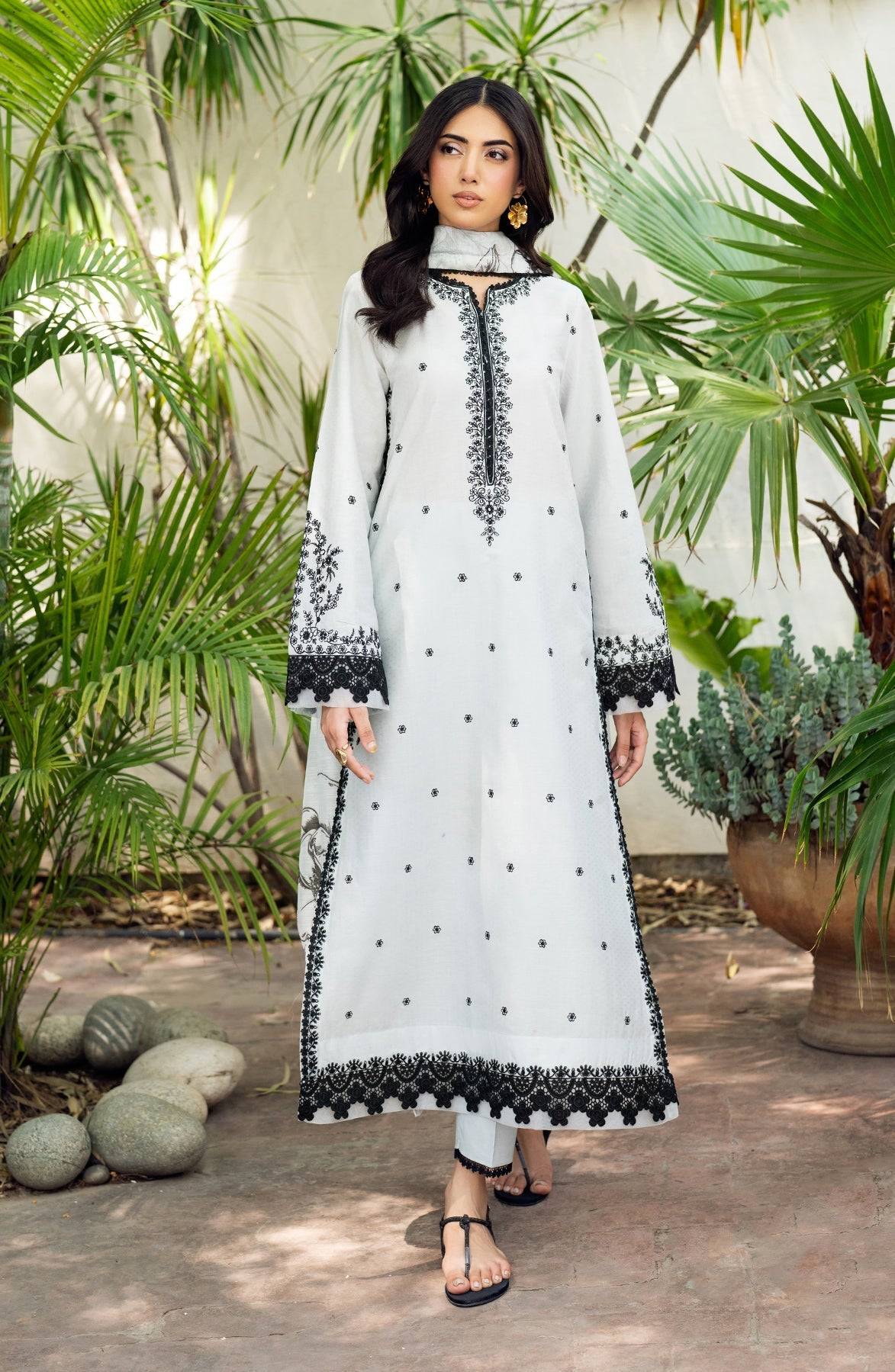 Zarif | Nura Textured Lawn 25 | REEHA by Maria Faisal - Registered Vendor of : Zarif - type : Ladies Clothes - 100% original wedding dresses