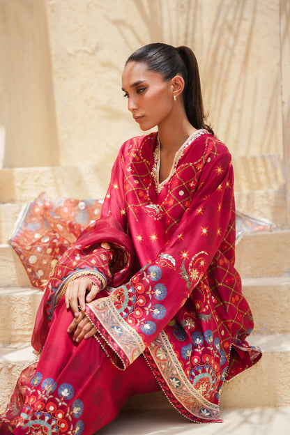 Sania Maskatiya | Eid ul Adha Edit | Enya (A) - Luxury Dress - available at Maria Faisal in UK and USA.