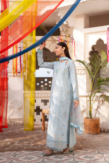 Florent | Basant Chikankari |FBC - 4B - Luxury Dress - available at Maria Faisal in UK and USA.