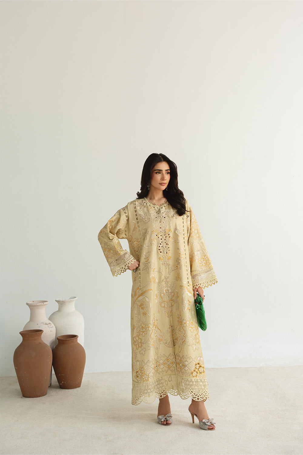 Mysie | Festive 26 | Olivia - Luxury Dress - available at Maria Faisal in UK and USA.