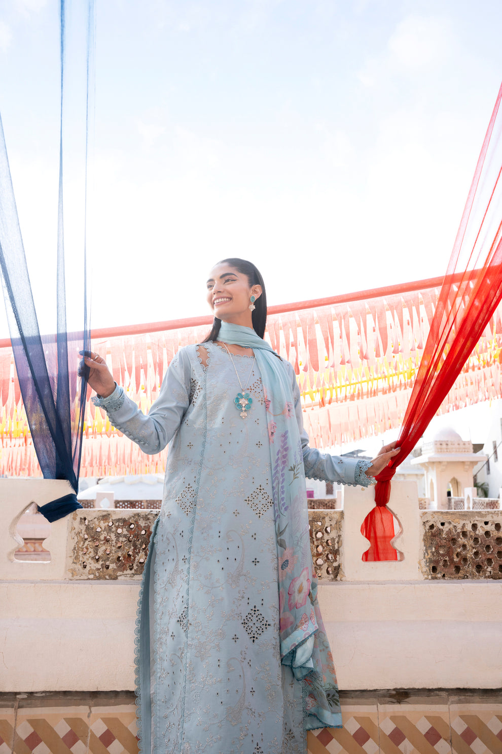 Florent | Basant Chikankari |FBC - 4B - Luxury Dress - available at Maria Faisal in UK and USA.