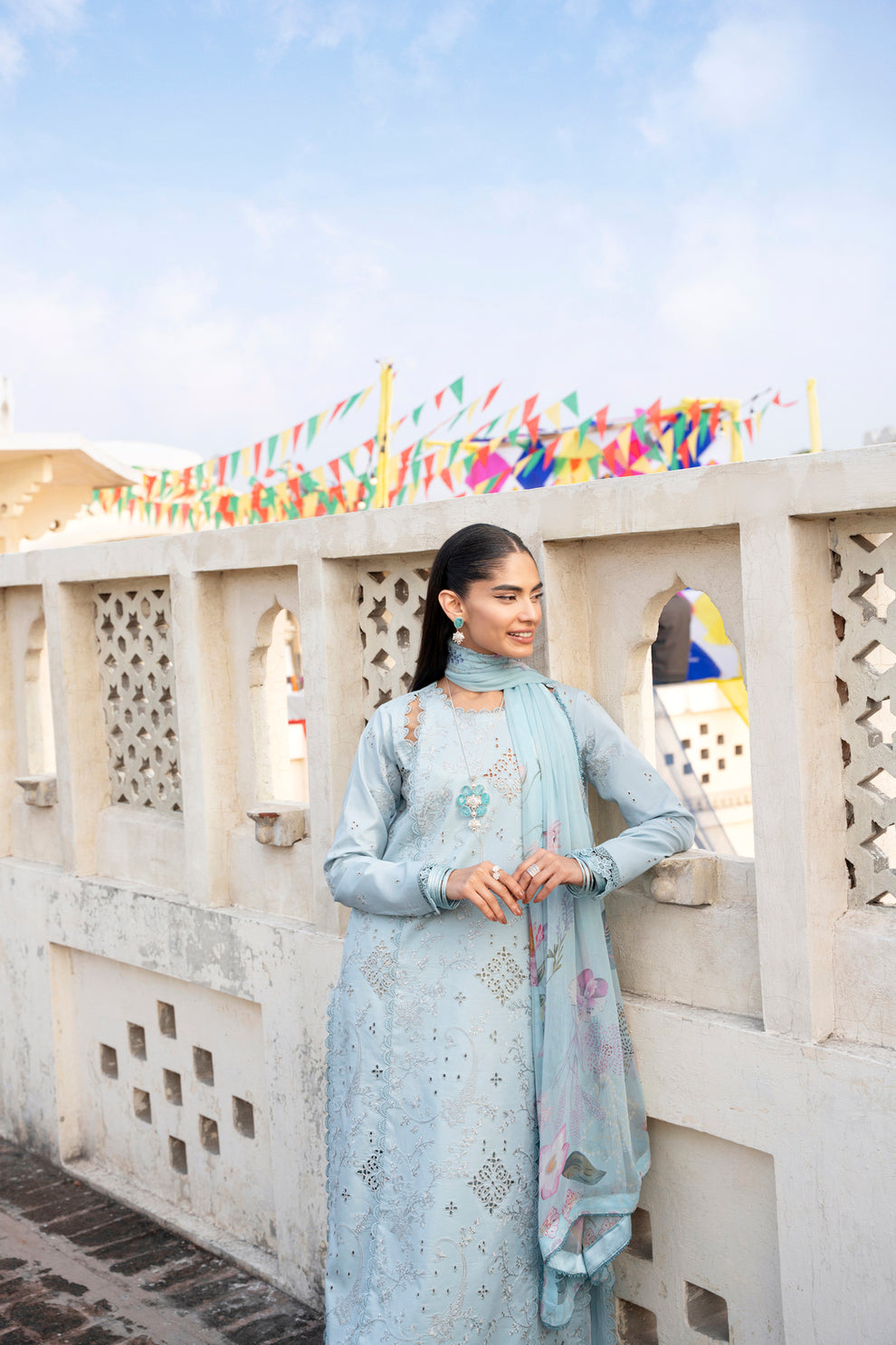 Florent | Basant Chikankari |FBC - 4B - Luxury Dress - available at Maria Faisal in UK and USA.