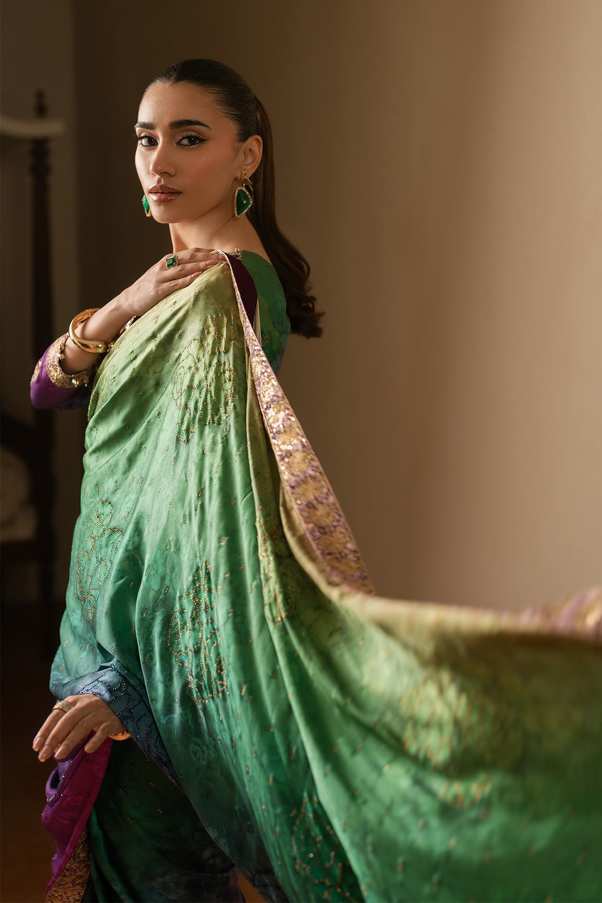 Alizeh | Formals 26 | Flavia - Formal Dress - available at Maria Faisal in UK and USA.