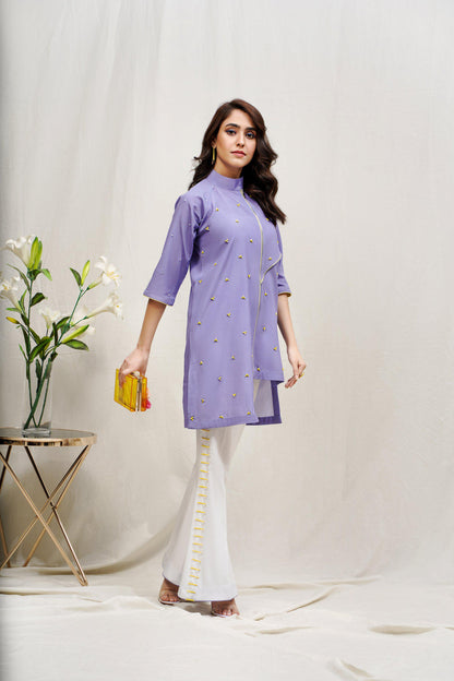 Hana | Rococo Ready to Wear | Lavender(ROCOB-05) by Maria Faisal - Registered Vendor of : Hana - type : Ladies Clothes - 100% original wedding dresses
