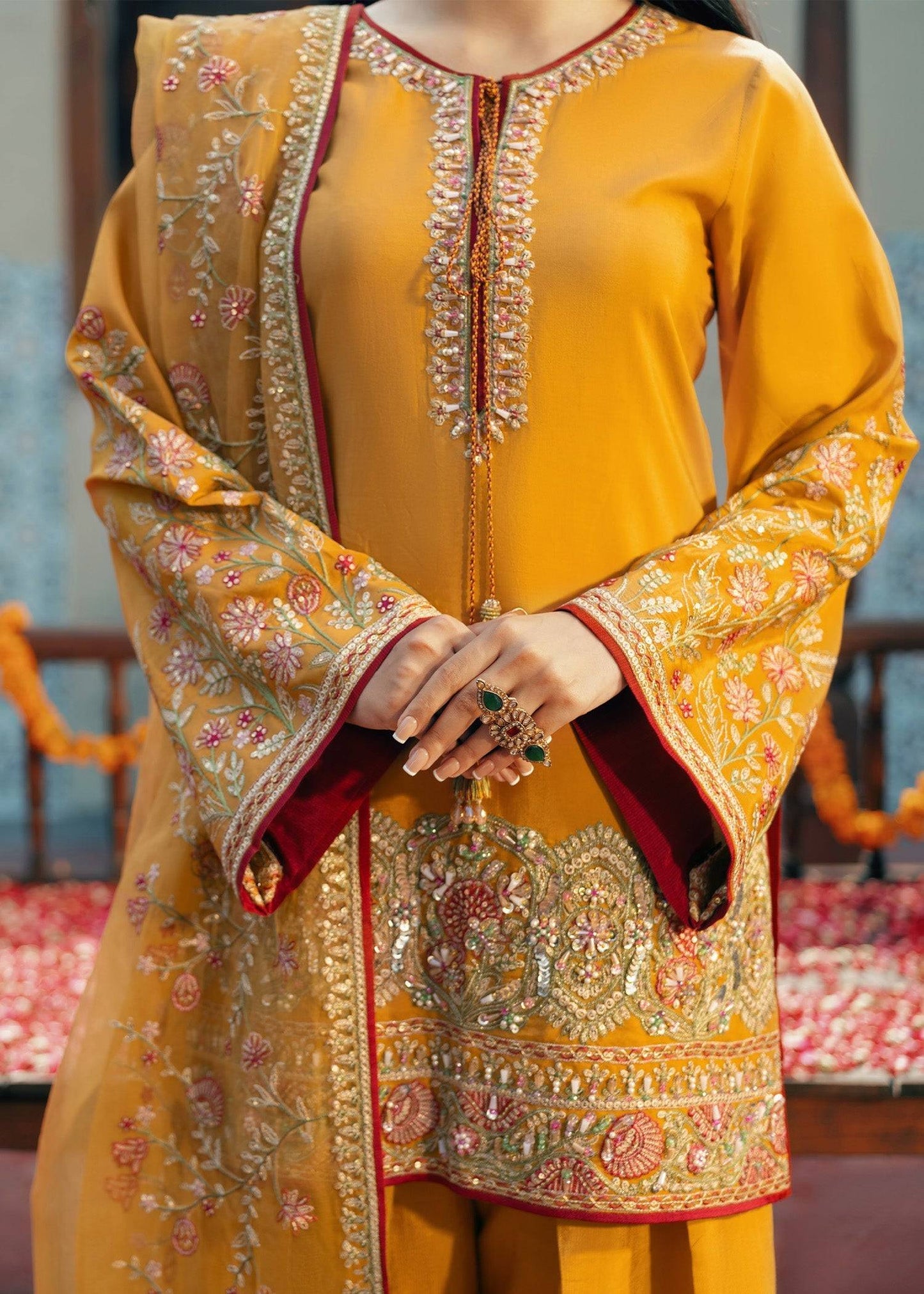 Jamnii | Noor e Nazakat | Rang-e-Mehfil by Maria Faisal - Registered Vendor of : Jamnii - type : Ladies Clothes - 100% original wedding dresses