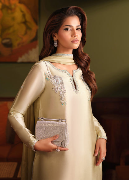 Mahum Asad | Private Hour | Pomelle - Formal Dress - available at Maria Faisal in UK and USA.