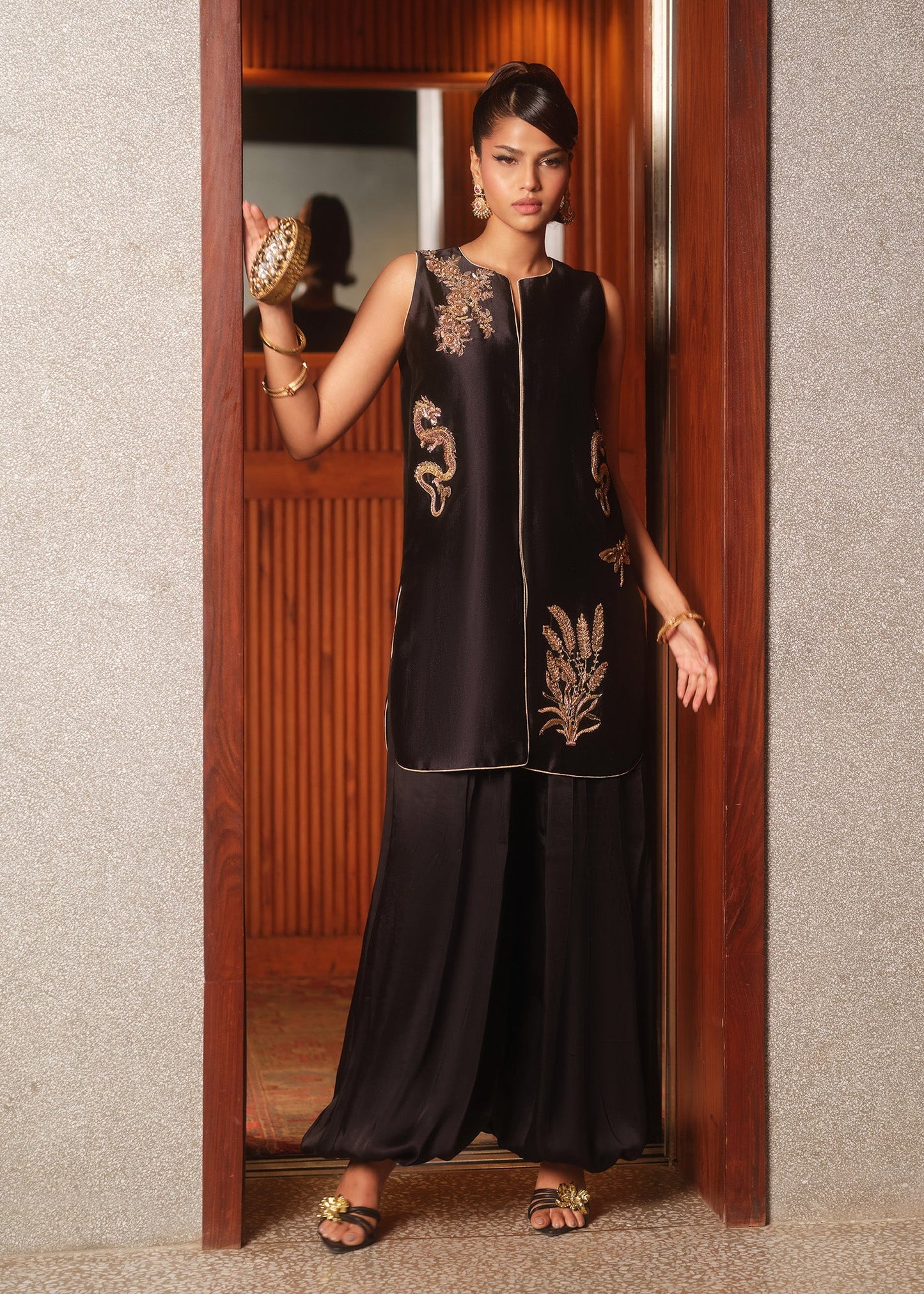 Mahum Asad | Private Hour | Roast - Formal Dress - available at Maria Faisal in UK and USA.