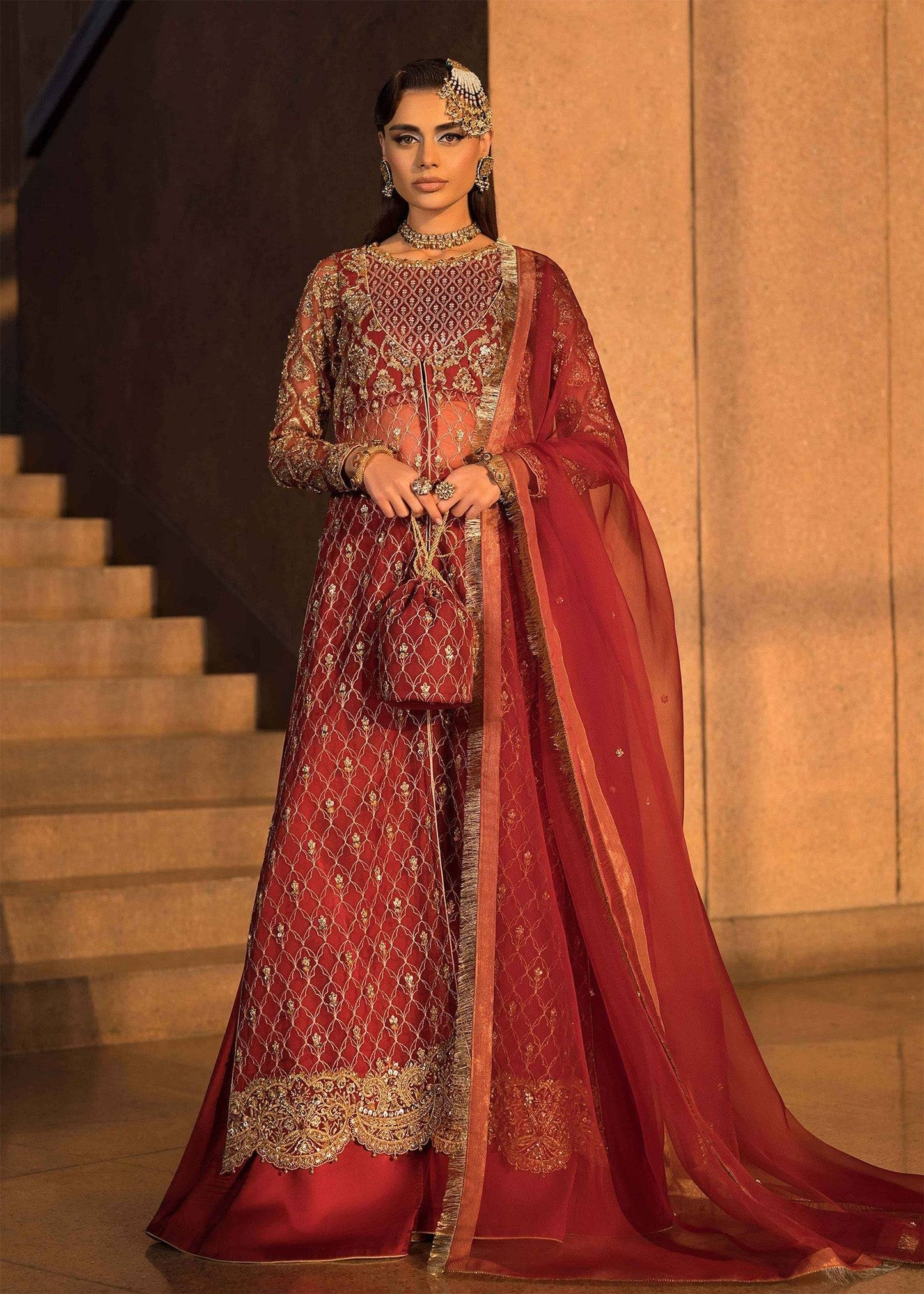 Mahum Asad | Dream a Little Dream of Me | Cherry by Maria Faisal - Registered Vendor of : Mahum Asad - type : Ladies Clothes - 100% original wedding dresses