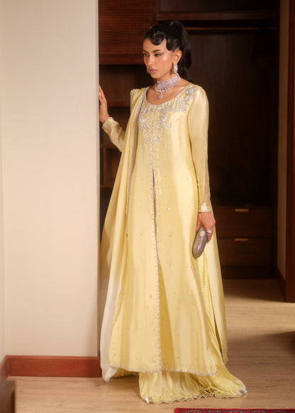 Mahum Asad | Private Hour | Vanilla Essence - Formal Dress - available at Maria Faisal in UK and USA.