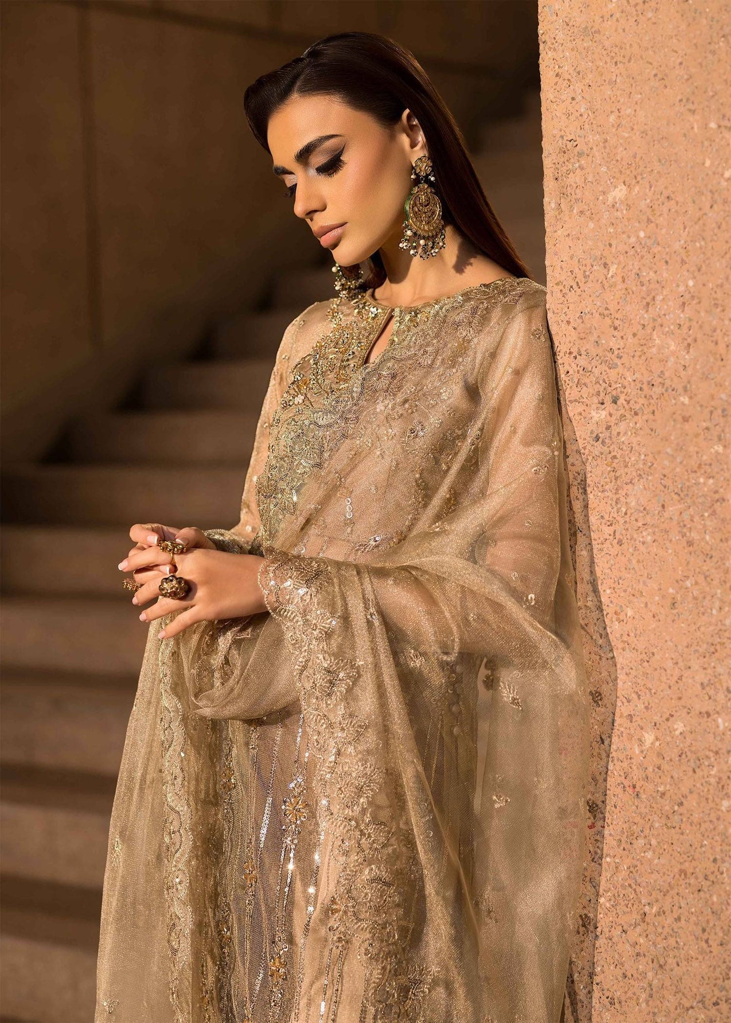 Mahum Asad | Dream a Little Dream of Me | Shimmer by Maria Faisal - Registered Vendor of : Mahum Asad - type : Ladies Clothes - 100% original wedding dresses