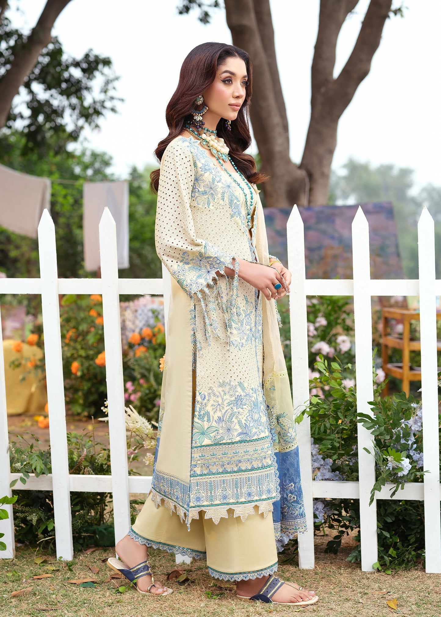 Zarizaa | Echelon Lawn | LAGOON - Ladies Clothes - Maria Faisal