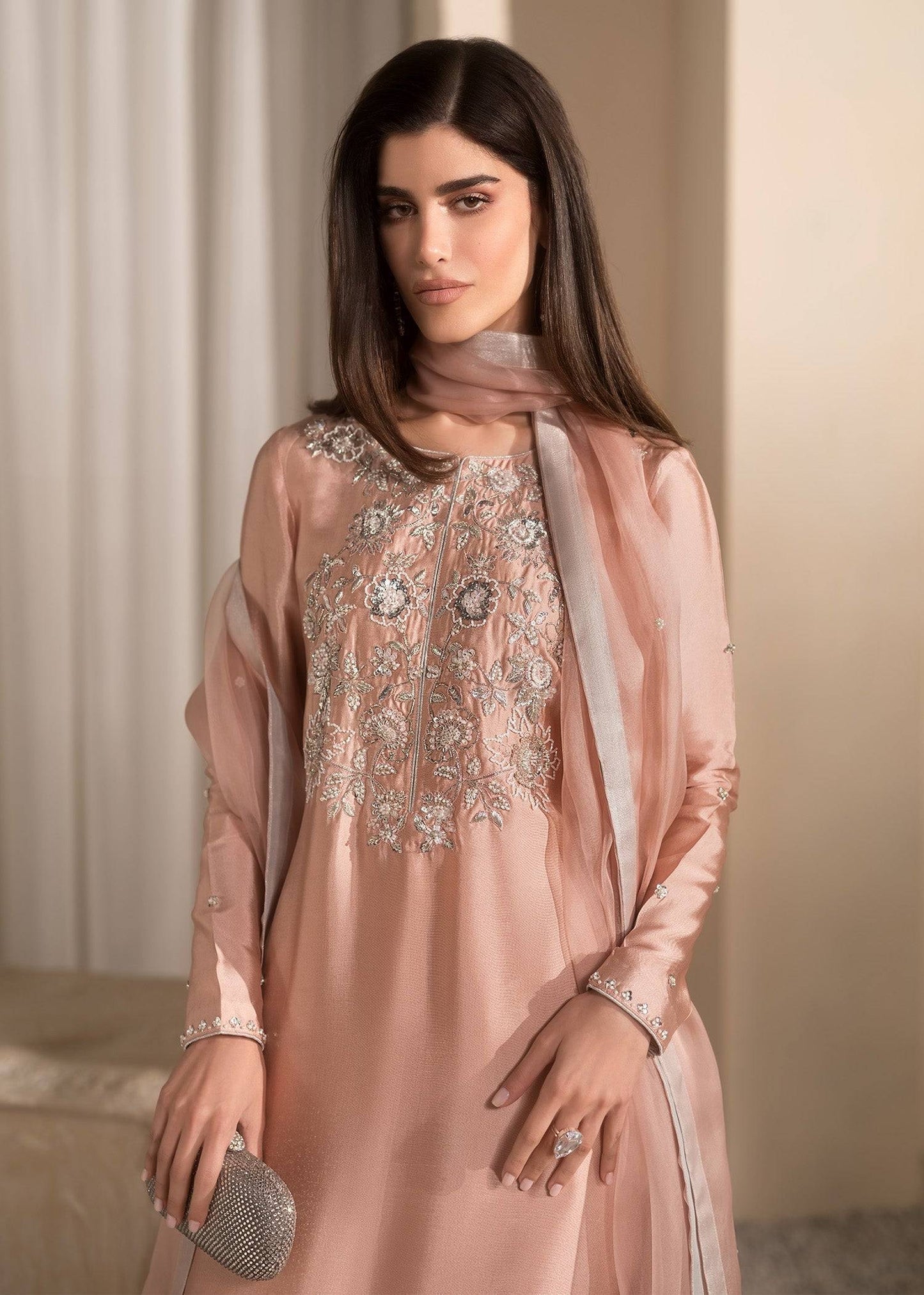 Mahum Asad | Breaking the Bar | Bare Blush by Maria Faisal - Registered Vendor of : Mahum Asad - type : Ladies Clothes - 100% original wedding dresses