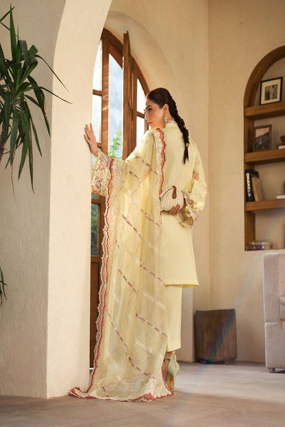 Maryam Hussain | Luxury Lawn 25 | Lemon Garden by Maria Faisal - Registered Vendor of : Maryam Hussain - type : Ladies Clothes - 100% original wedding dresses
