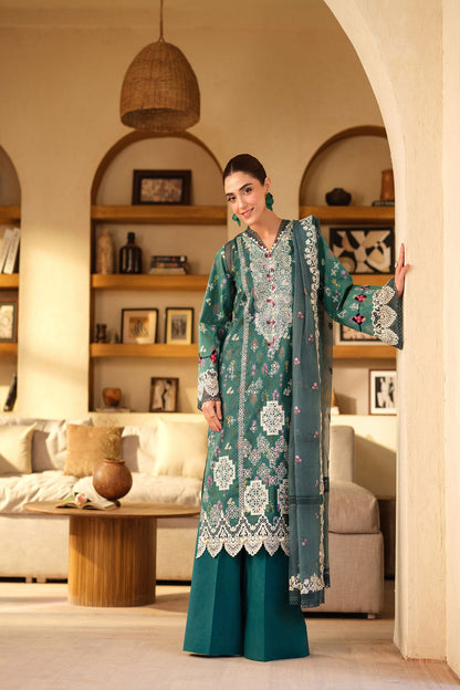 Maryam Hussain | Luxury Lawn 25 | Seashell by Maria Faisal - Registered Vendor of : Maryam Hussain - type : Ladies Clothes - 100% original wedding dresses