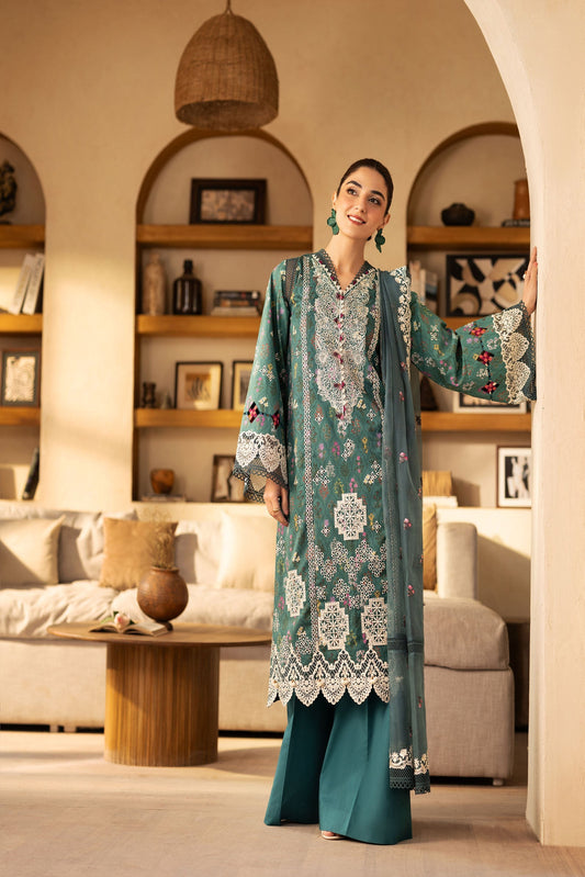 Maryam Hussain | Luxury Lawn 25 | Seashell by Maria Faisal - Registered Vendor of : Maryam Hussain - type : Ladies Clothes - 100% original wedding dresses