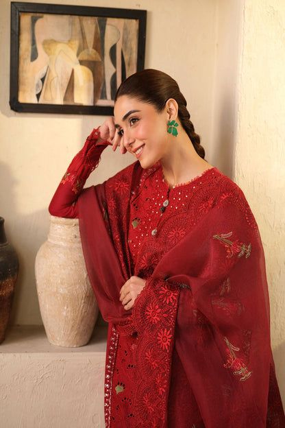 Maryam Hussain | Luxury Lawn 25 | Berry by Maria Faisal - Registered Vendor of : Maryam Hussain - type : Ladies Clothes - 100% original wedding dresses