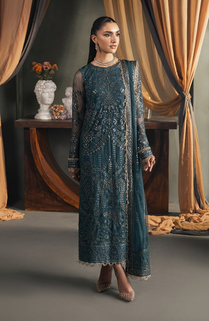 Zarif | Heritage Formals | ZHF 04 ARHA - Designer Dress with Intricate embroidery and embellishments. Shop elegent wedding dress at Maria Faisal.