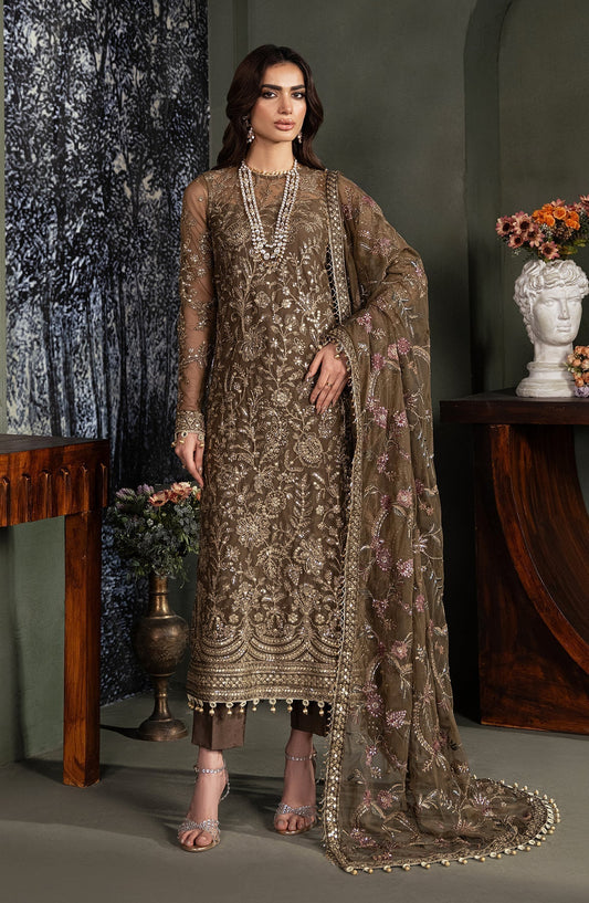 Zarif | Heritage Formals | ZHF 06 ZHALAY - Designer Dress with Intricate embroidery and embellishments. Shop elegent wedding dress at Maria Faisal.