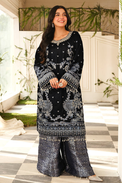 Raeesa Premium | Sheen Luxury Velvet | Nura - Ladies Clothes - Maria Faisal