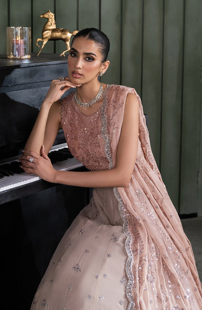 Zarif | Heritage Formals | ZHF 07 ELMIRA - Designer Dress with Intricate embroidery and embellishments. Shop elegent wedding dress at Maria Faisal.