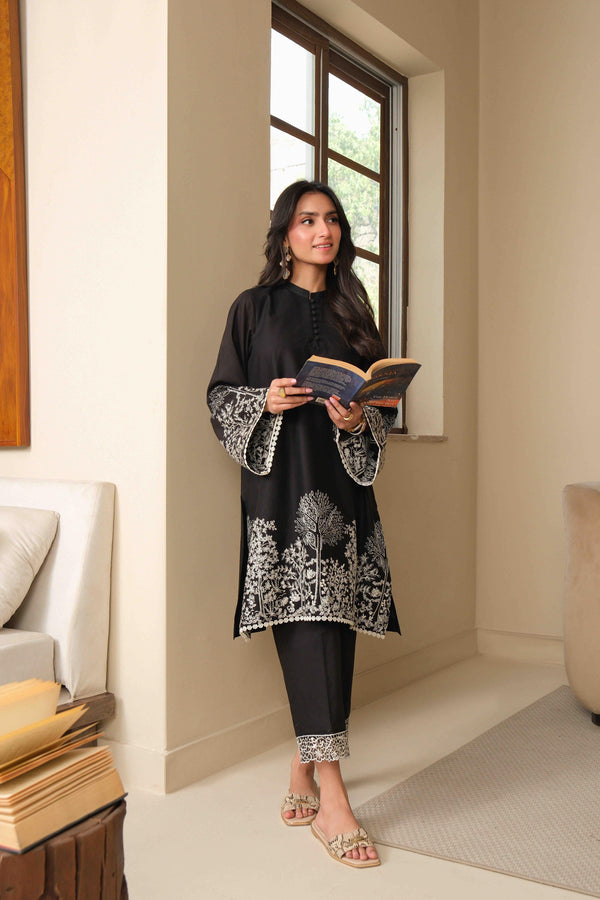 Noor by Saadia Asad | Noor Pret 25 | D1 - Midnight Charm - Ladies Clothes - Maria Faisal