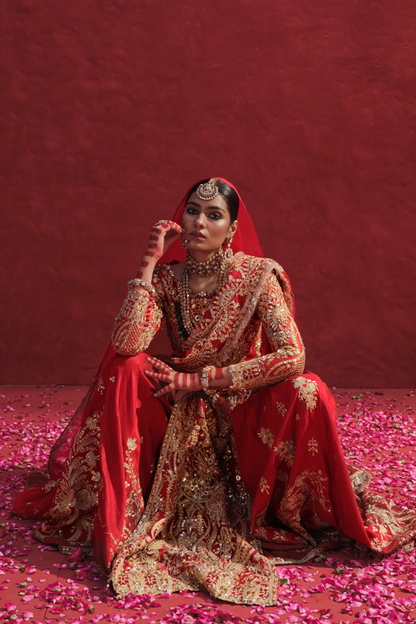 Erum Khan | Laal Rang | RESHMA - Wedding Dress - Maria Faisal